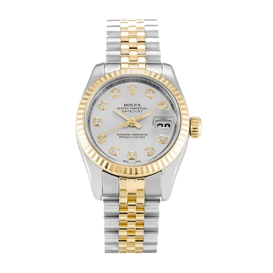 ffb68bc20de08f3582750ee085908ebeba81ff36 Rolex Datejust 179173 “Yellow Gold & Diamond” Ultra Realistic Replica - Image 1